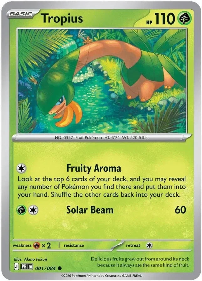 001/084 Tropius Pitch Black card example