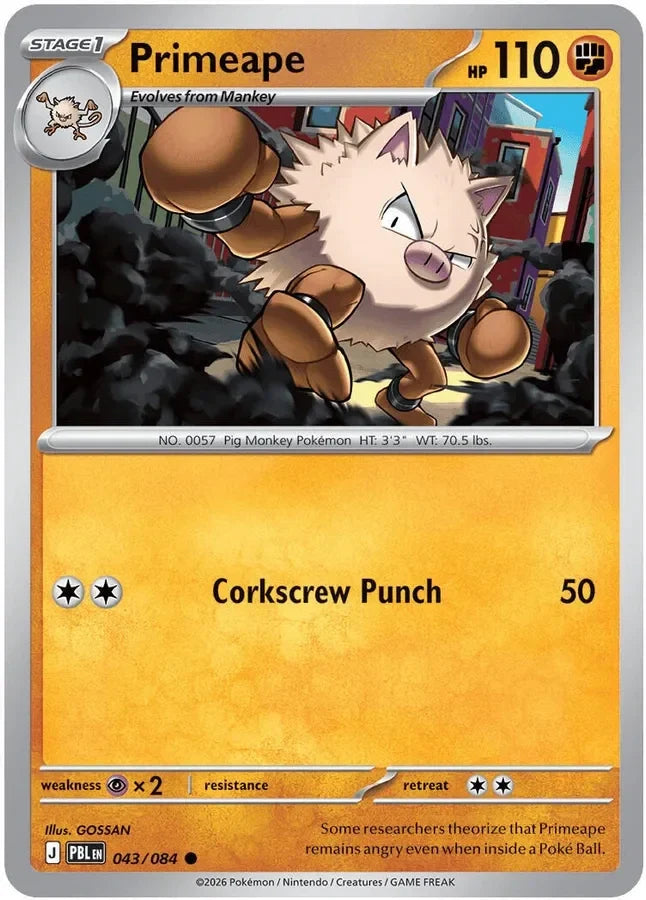 Primeape 043/084 – Pitch Black