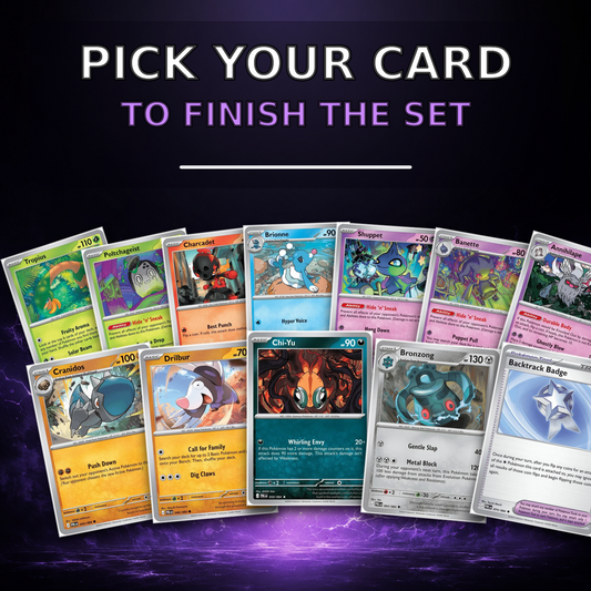 Pitch Black singles selection – pick your card to finish the set